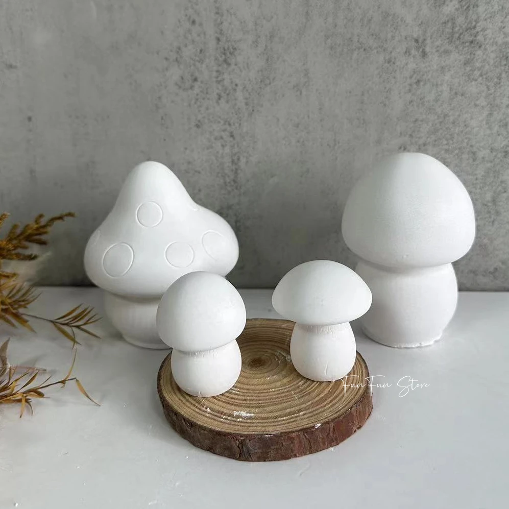 Soap Making Equipment For Beginners - 3D Mushroom Candle Silicone Mold Crystal