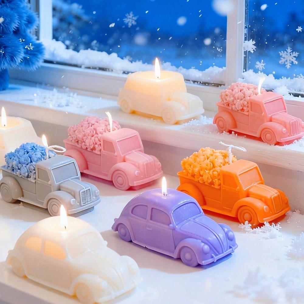 Soap Making Equipment For Beginners - Multi Style Styling Car Silicone Candle