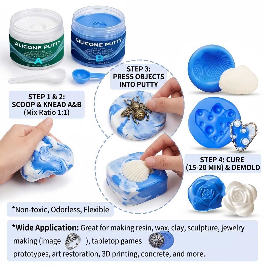 Silicone Putty Mold Making Sup - огляд і ціна Soap Making Dish
