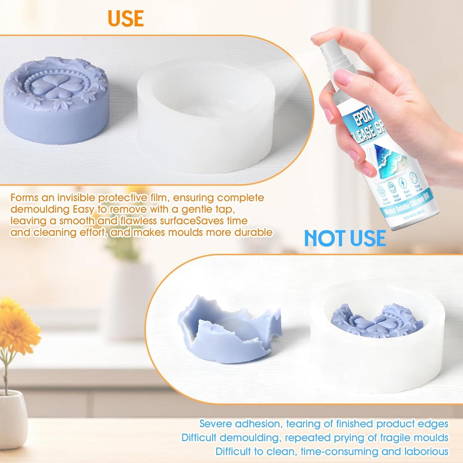 100ml Silicone Release Spray E - огляд і ціна Soap Making Dish