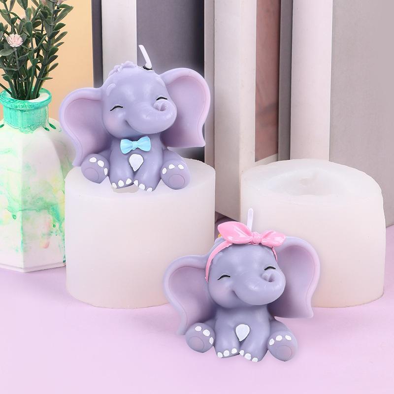 Cute 3D Elephant Silicone Cand - огляд і ціна Soap Making Dish
