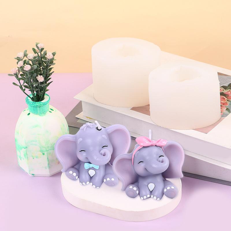 Cute 3D Elephant Silicone Cand - огляд і ціна Soap Making Dish