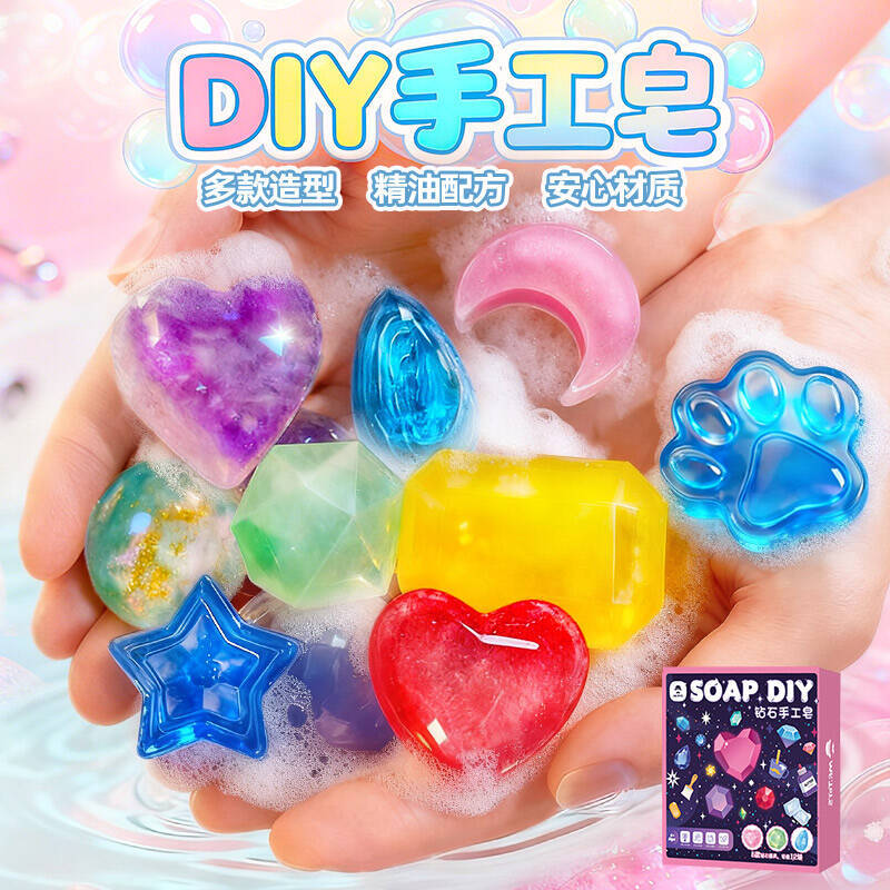 DIY Gem Shaped Soap Making Kit - огляд і ціна Soap Making Activity For Kids