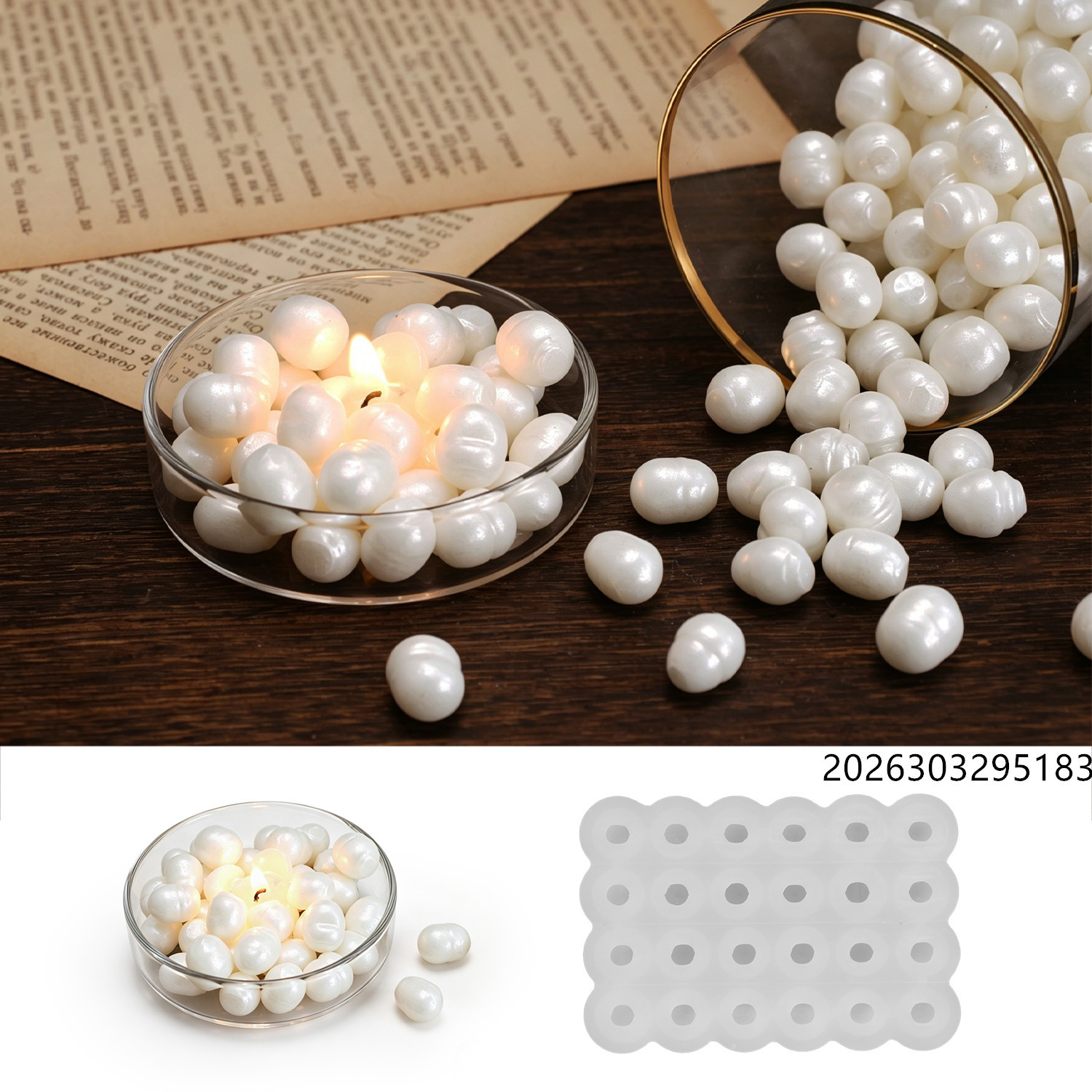 Healing Ocean Pearl Mirror Wax - огляд і ціна Soap Making Dish