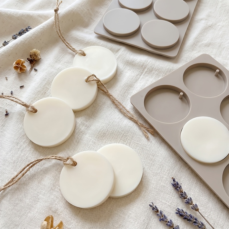 6-Cavity Round Tag Silicone Mo - огляд і ціна Soap Making Ideas