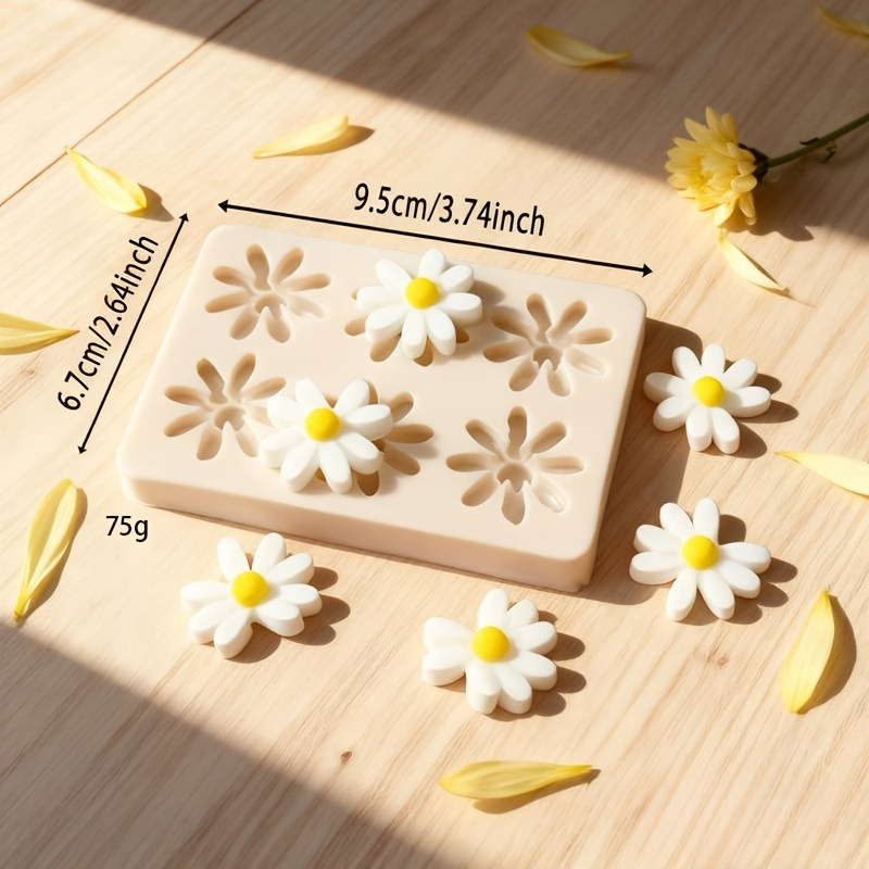 1pc 3D Daisy Sunflower Silicon - огляд і ціна Soap Making Dish