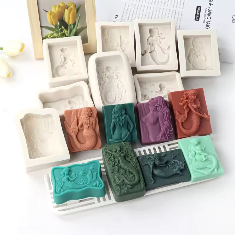 Rectangle Ocean-Style 3D Merma - огляд і ціна Soap Making Equipment For Beginners