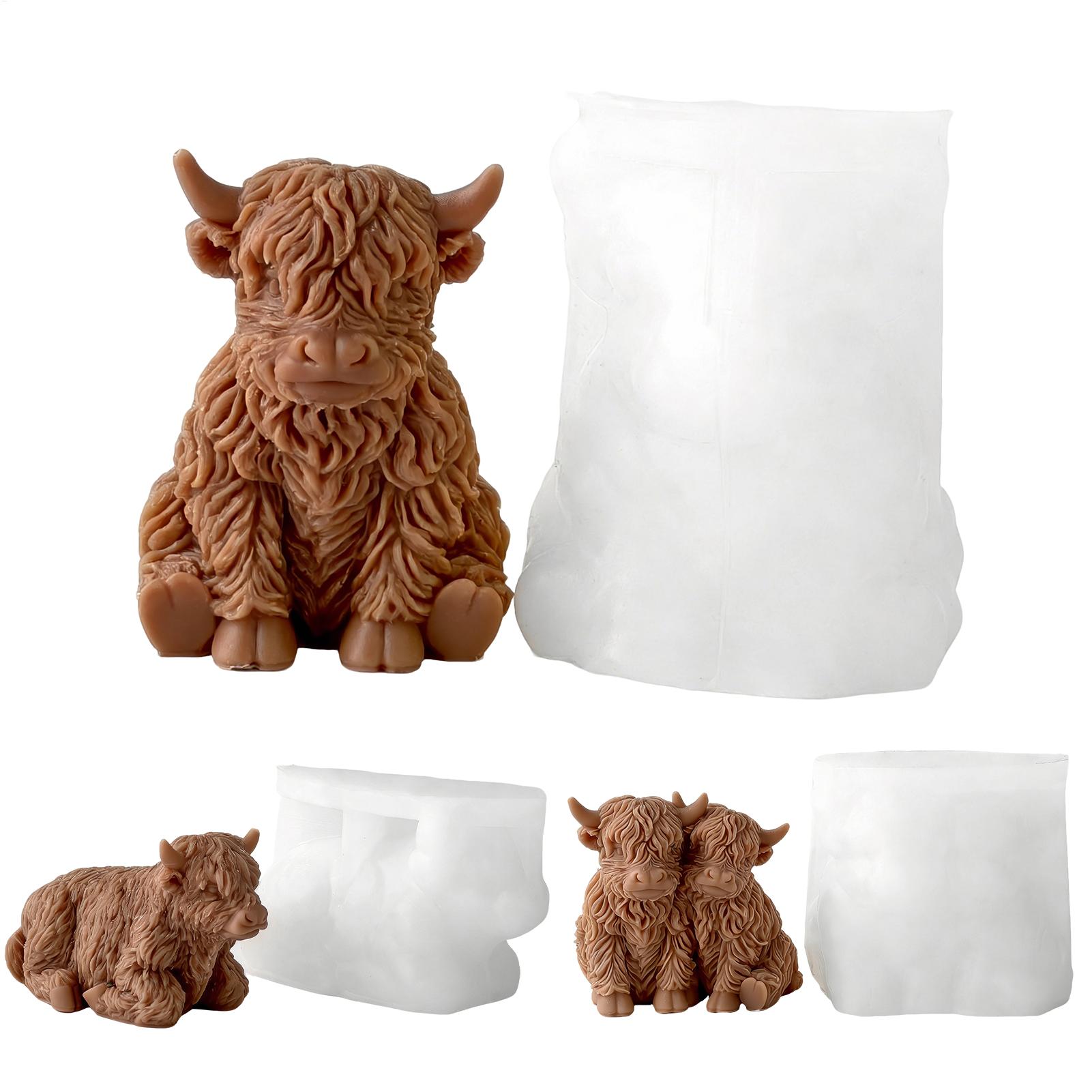 Highland Cow Silicone Mold Reu - огляд і ціна Soap Making Equipment For Beginners