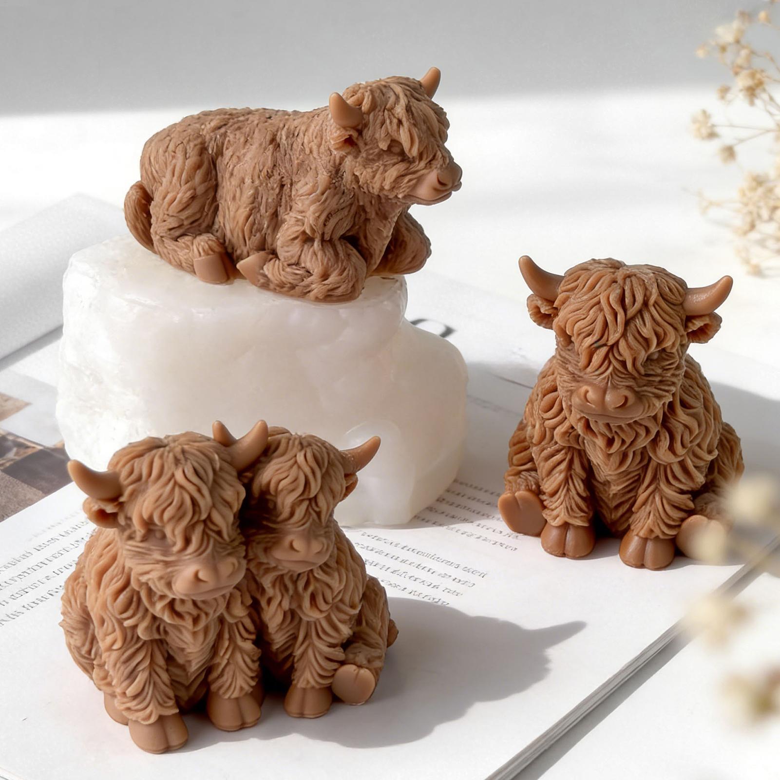 Highland Cow Silicone Mold Reu - огляд і ціна Soap Making Equipment For Beginners
