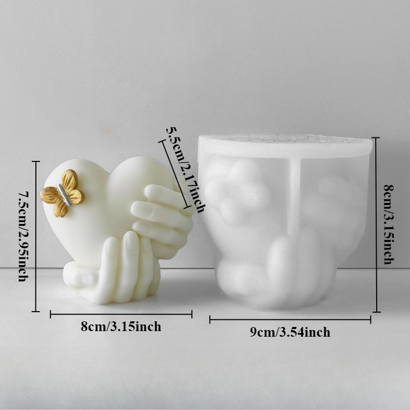 Hand Hold Love Silicone Candle - огляд і ціна Soap Making Business