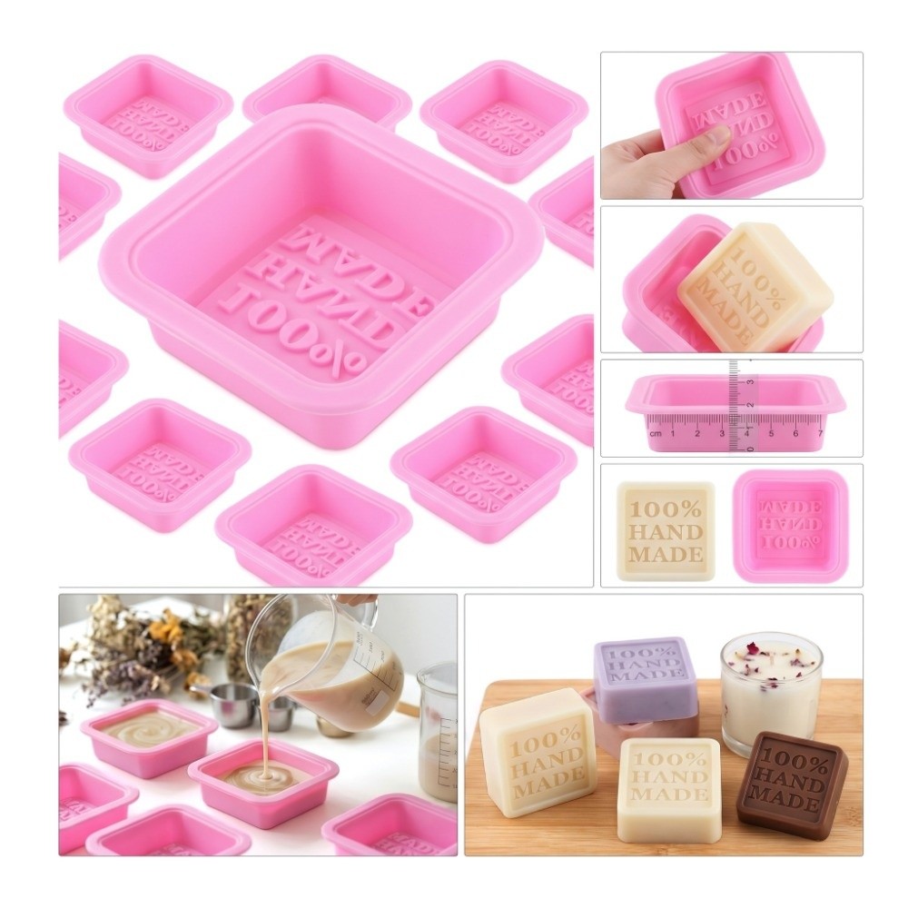 25PCS Silicone Silicone Soap M - огляд і ціна Soap Making Cold Process