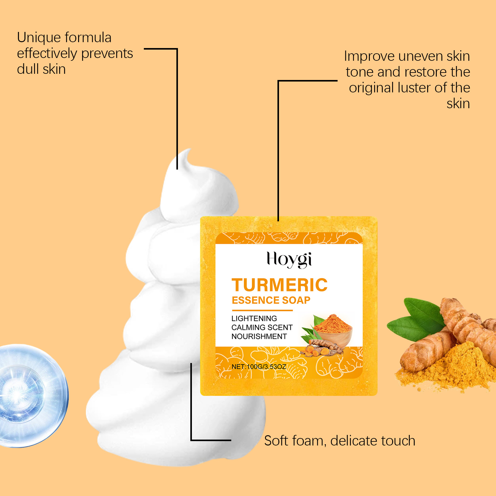 Turmeric Skincare Set Body Soa - огляд і ціна Essential Oil Soap
