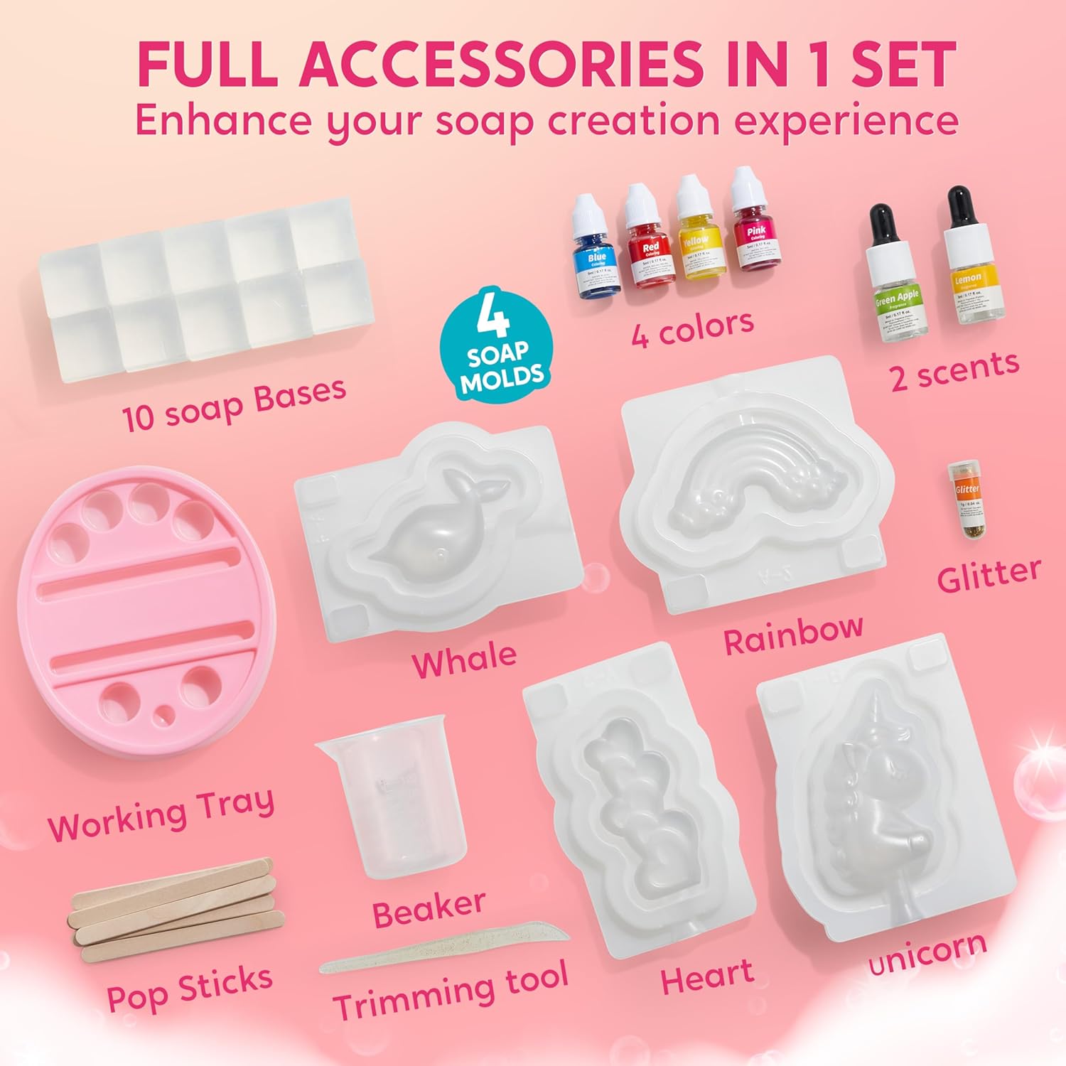 JOYFY Unicorn Soap Making Kit  - огляд і ціна Soap Making Equipment For Beginners