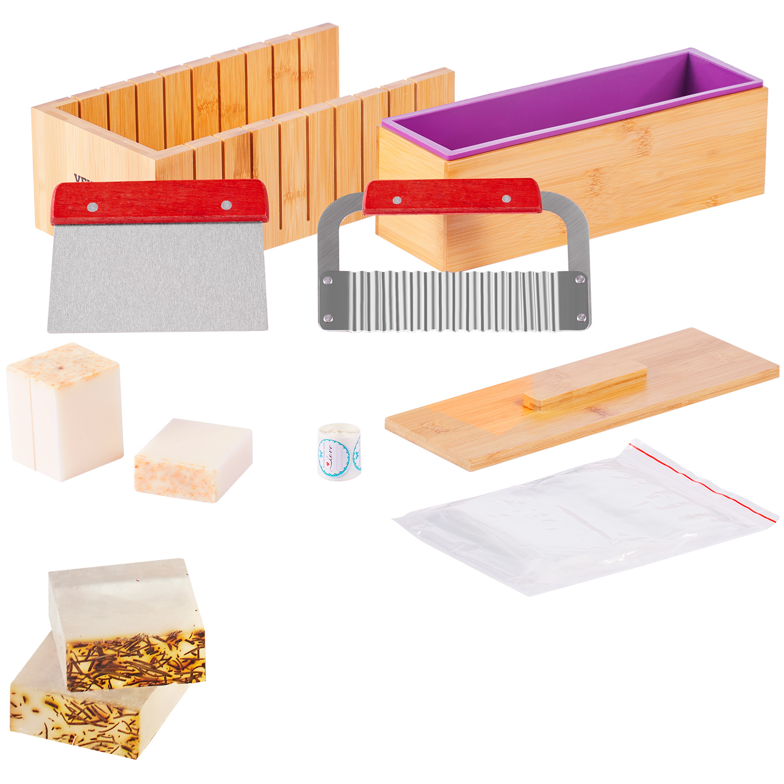 VEVOR Soap Making Kit Bamboo C - огляд і ціна Soap Making Equipment For Beginners