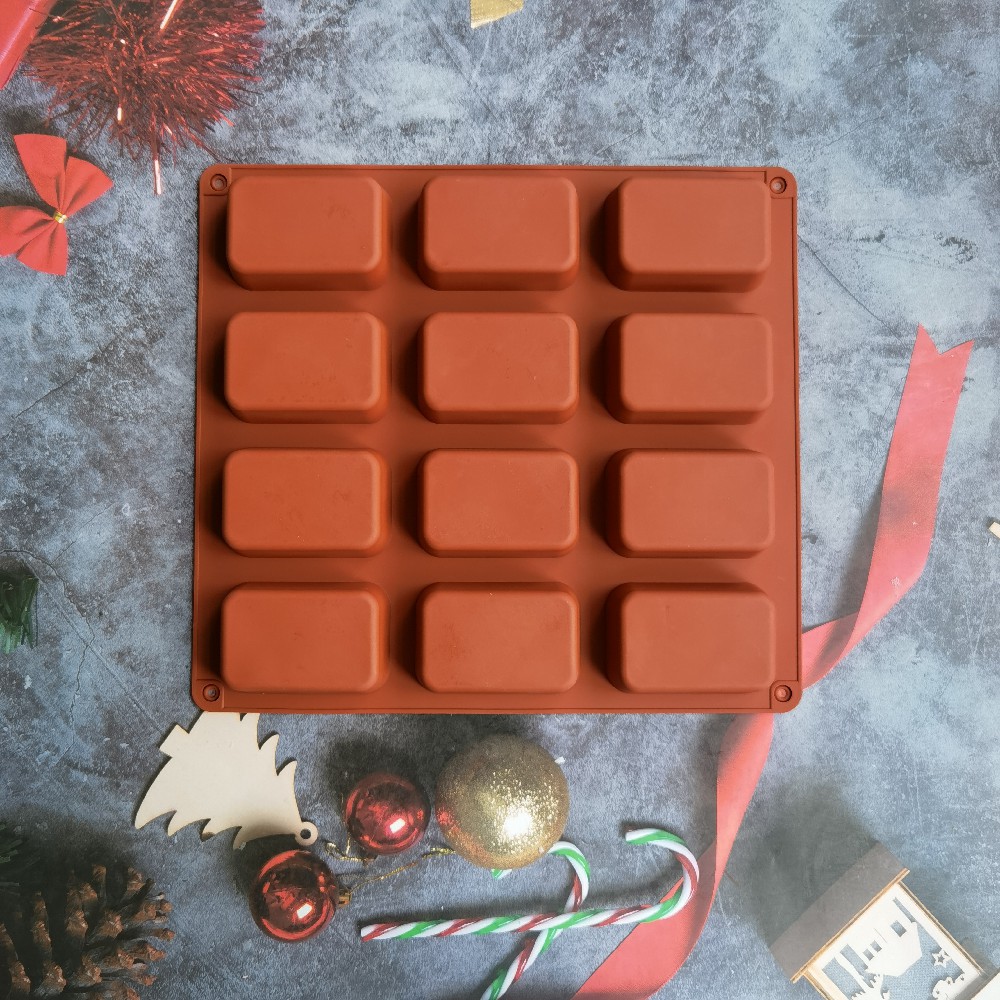 12 Cavity Square Silicone Soap - огляд і ціна Soap Making Equipment For Beginners