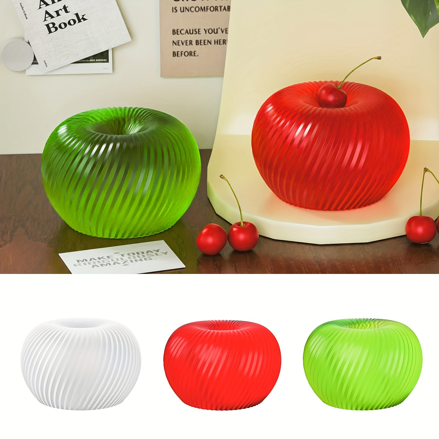 A trendy red apple silicone mo - огляд і ціна Soap Making Dish