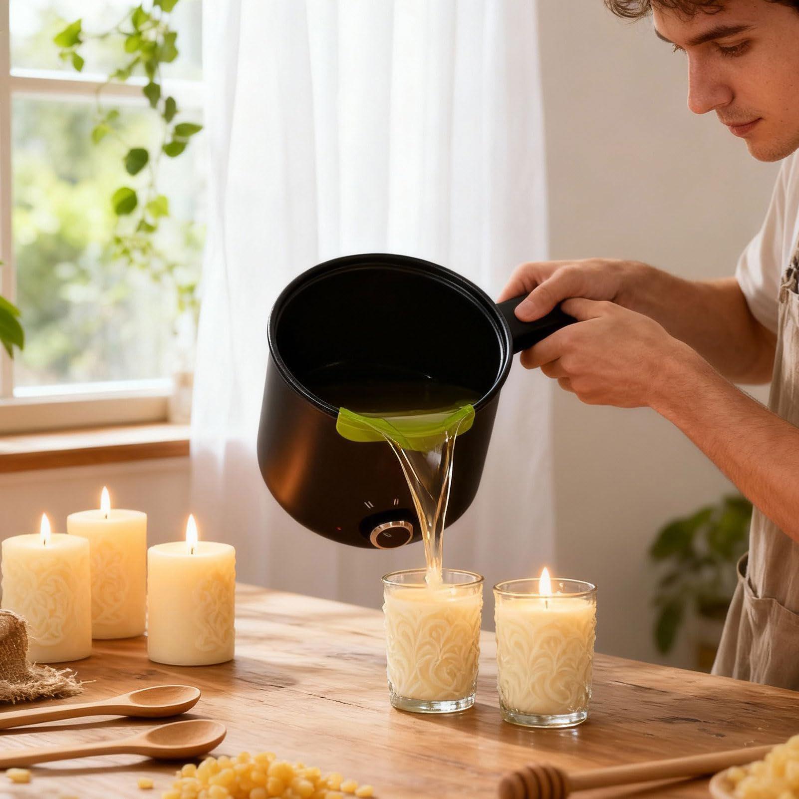 Candle Wax Melting Pot 1.5L La - огляд і ціна Soap Making Equipment For Beginners