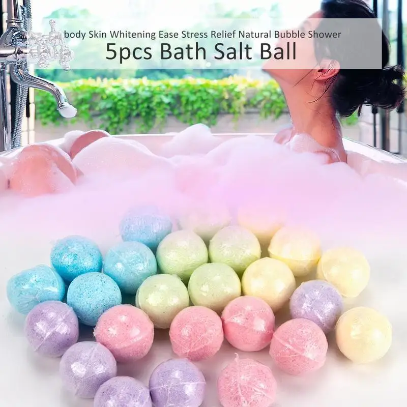 5pcs Bath Salts Ball Handmade  - огляд і ціна Essential Oil Soap