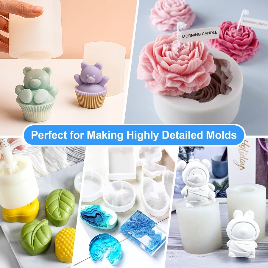Silicone Mold Making Kit, 38.8 - огляд і ціна Soap Making Dish