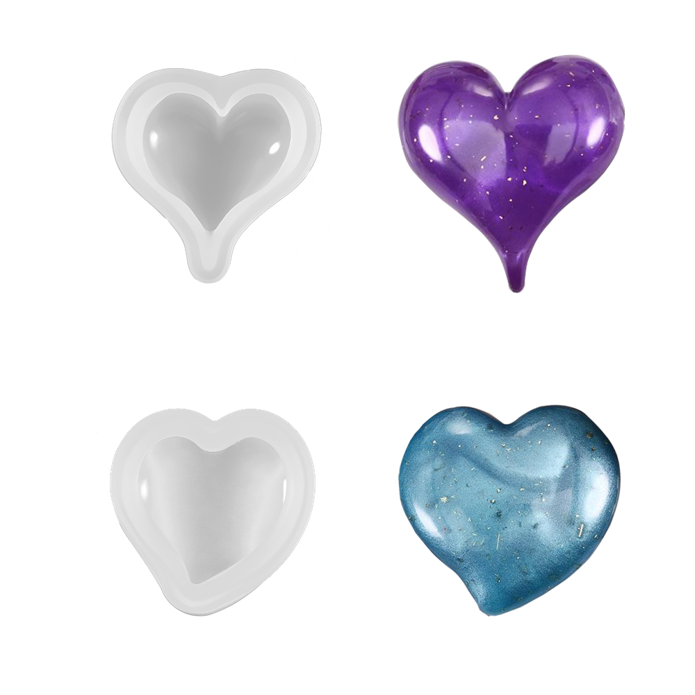 1PCS 3D Heart Shape Silicone M - огляд і ціна Soap Making Business
