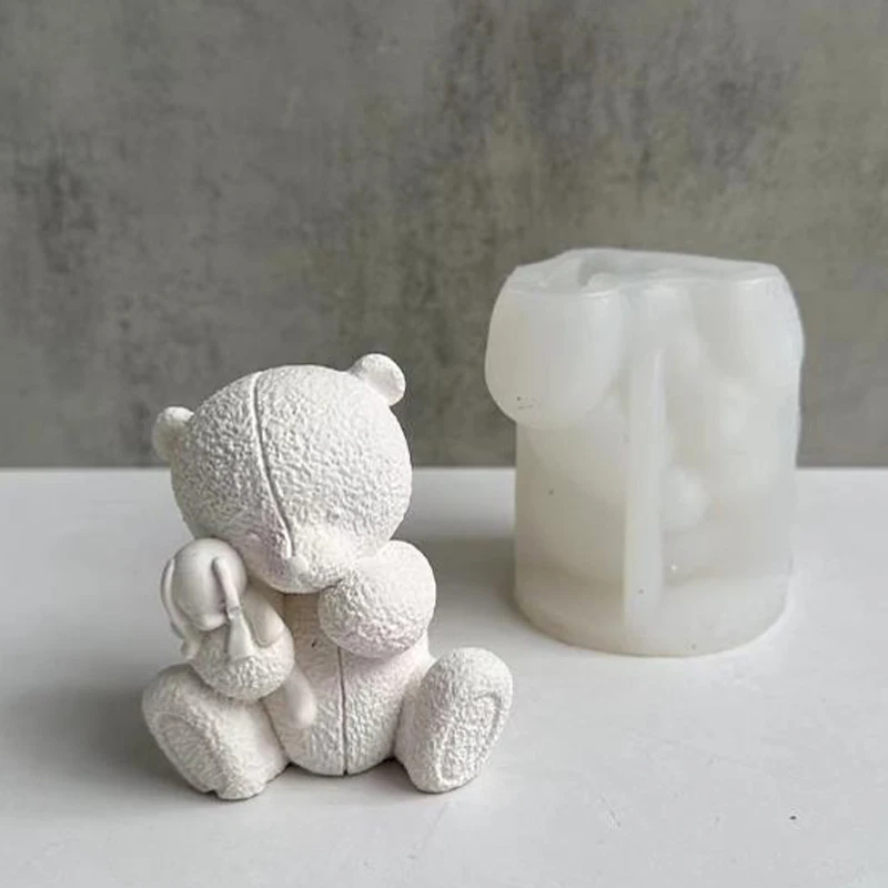 Woven Bear Candle Silicone Mol - огляд і ціна Soap Making Business