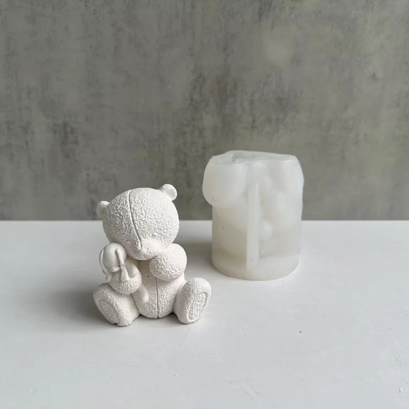 Woven Bear Candle Silicone Mol - огляд і ціна Soap Making Business