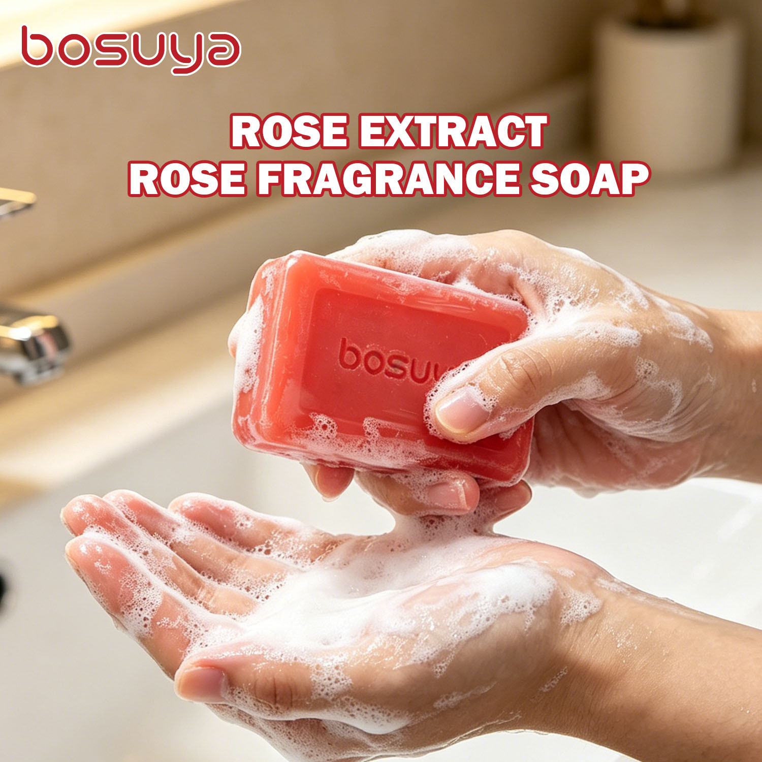 Rose soap, body and back clean - огляд і ціна Essential Oil Soap